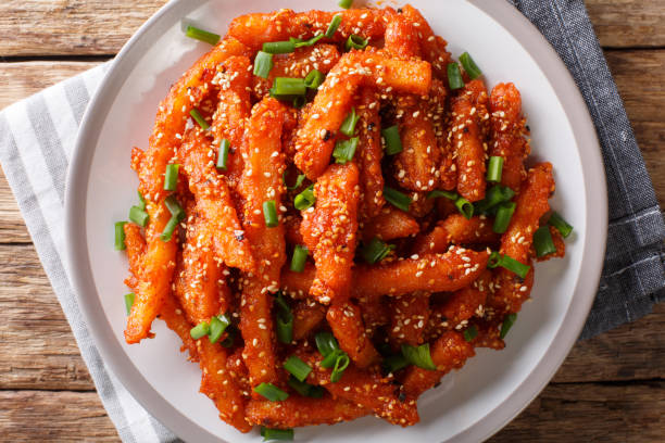 Honey chilli potato